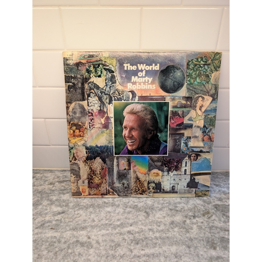 The World Of Marty Robbins Vinyl Record LP Marty Robbins Columbia